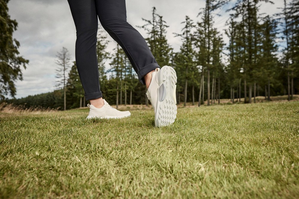 Zapatos De Golf Mujer - ECCO Biom H4 - Blancos - HJV694853